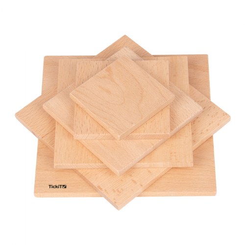 Wood Architect Square Panels - 6 Pieces