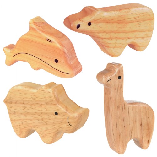 Soft Sounds 4 Wooden Animal Shakers