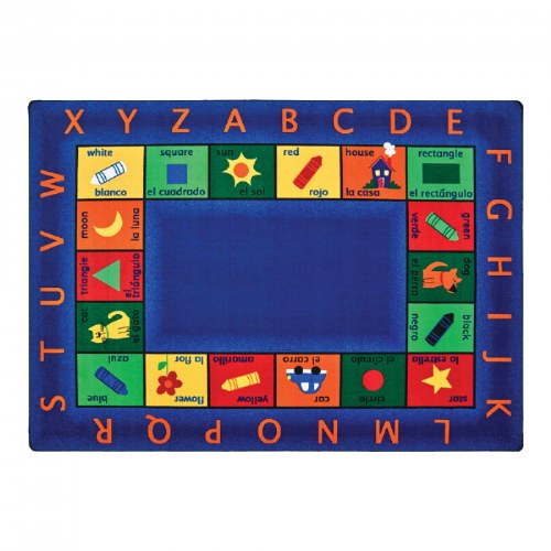 Bilingual Alphabet Carpet - Rectangle