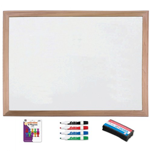 Magnetic Dry Erase Board with Accessories