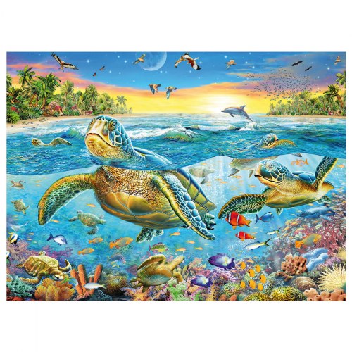 Sea Turtle Floor Puzzle - 100 Piece