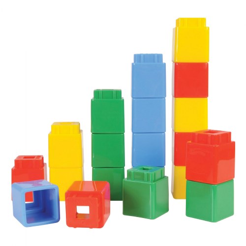 Jumbo Unifix® Cubes - 20 Pieces
