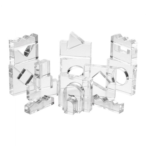 Clear Crystal Blocks - 25 pcs