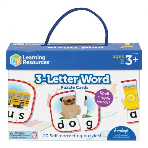 3-Letter Word Puzzle Cards