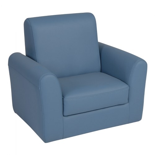 Toddler Modern Vinyl Chair - Blue