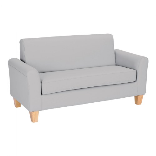 Sense of Place Gray Vinyl Couch