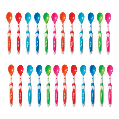 Soft-Tip Infant Spoons - Set of 24