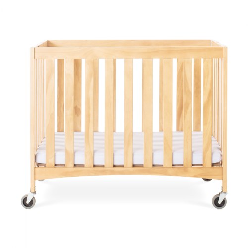 Compact Wood Folding Crib