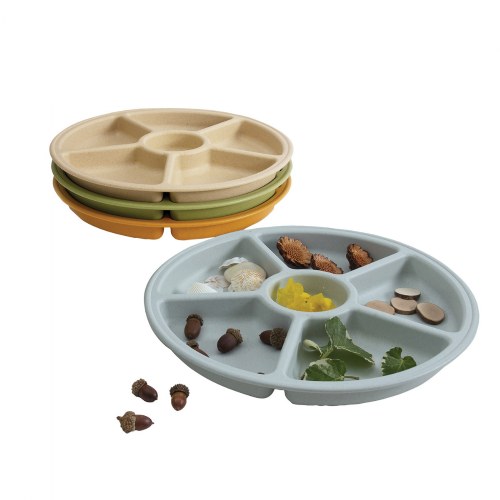 Loose Parts Sorting Trays - Set of 4 - Earth-toned