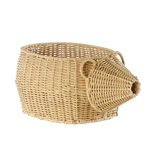 Hedgehog Washable Wicker Basket