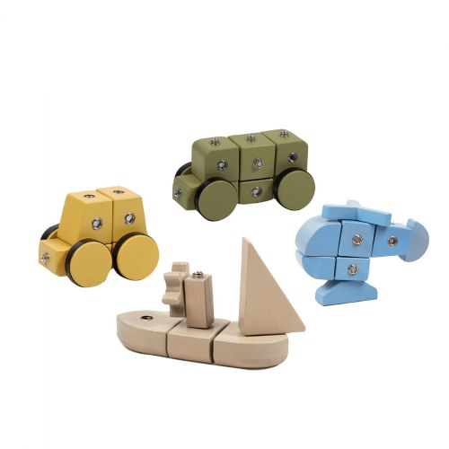 Snap Block Vehicles - 32 Piece Set