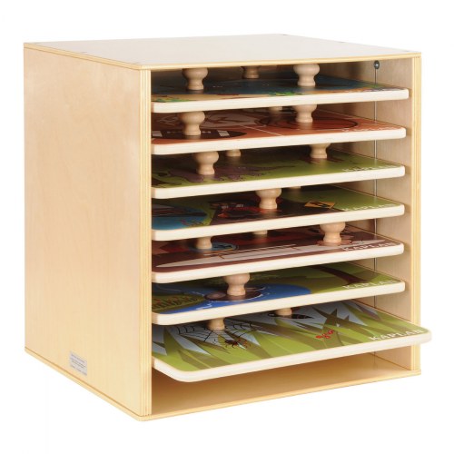 Kaplan Wood Knob Puzzle Case