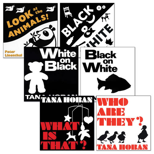 Black and White Board Books - Set of 6