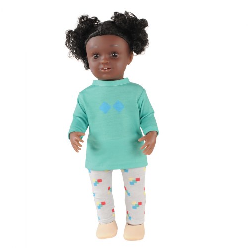 13" Multiethnic Doll - African American Girl