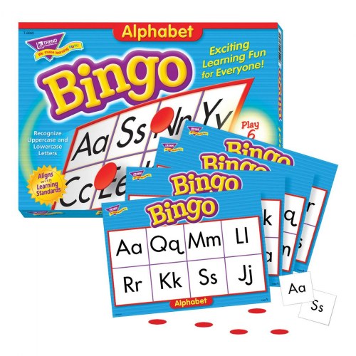 Alphabet Bingo with Upper and Lower Case Letters