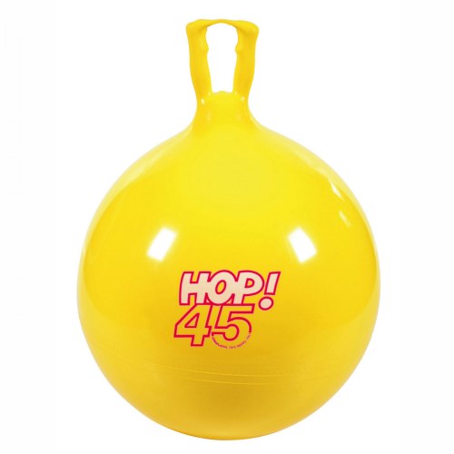 Children's Bouncing Hop 45 Ball Yellow 18" diameter