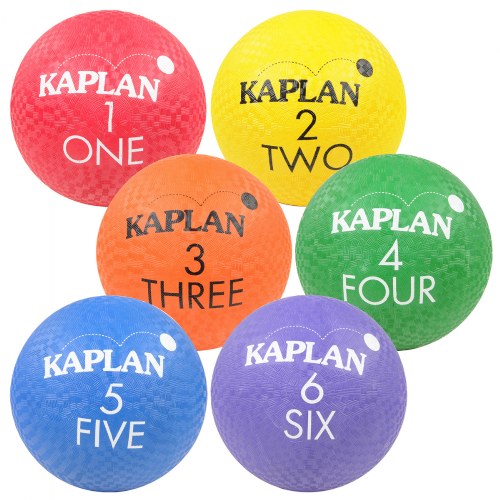 Kaplan Playground Balls - Set of 6