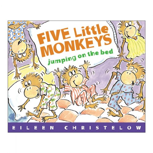 Five Little Monkeys Jumping On The Bed - Board Book