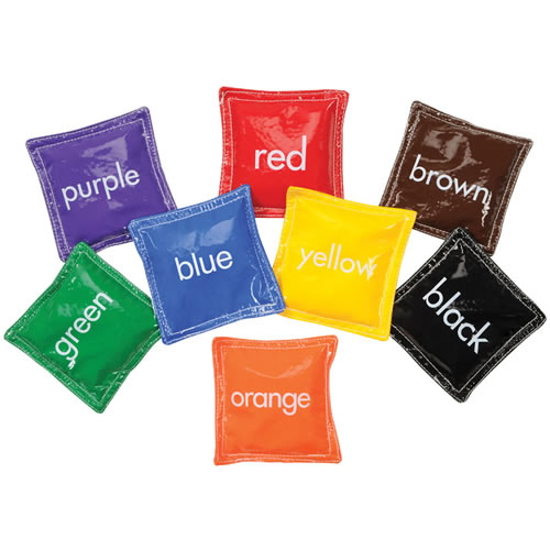 Colored Bean Bags - Set of 8