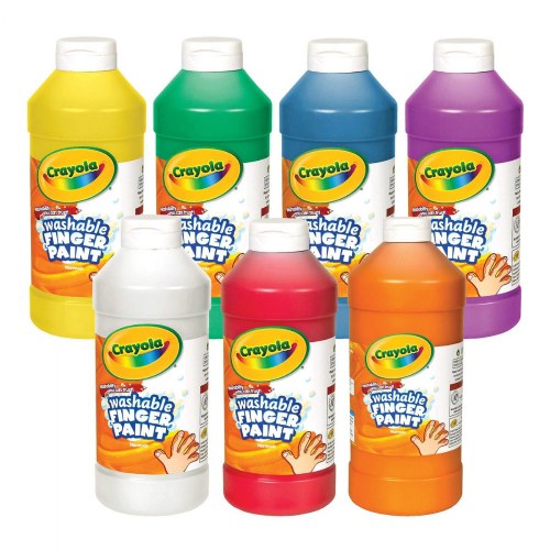 Crayola® Washable Bright Color Non-Toxic Finger Paint 16 oz.