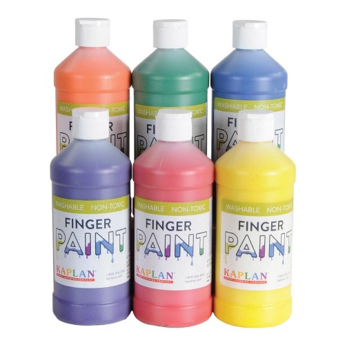 Non-Toxic Washable Glitter Finger Paint for Art Projects