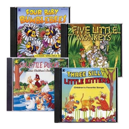 Sing Along Classics CD Collection of Children's Favorite Songs - Set of 4