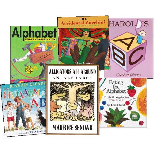 Alphabet Books Set Of 6 - 