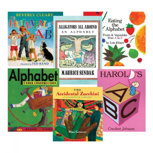 Alphabet and Letter Sounds Books - Set of 6