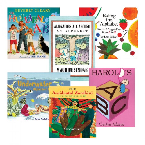 Alphabet and Letter Sounds Books - Set of 6