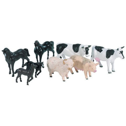 Farm Animals Set - Set of 8