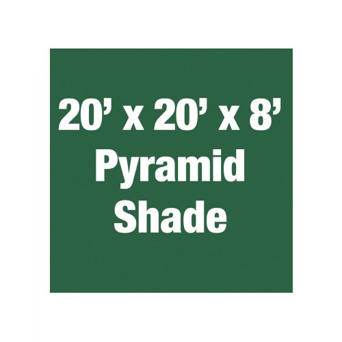 20' x 20' x 8' Pyramid Shade
