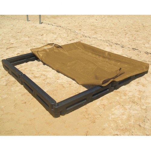 Timber Sandbox with Cover - 4' x 8'