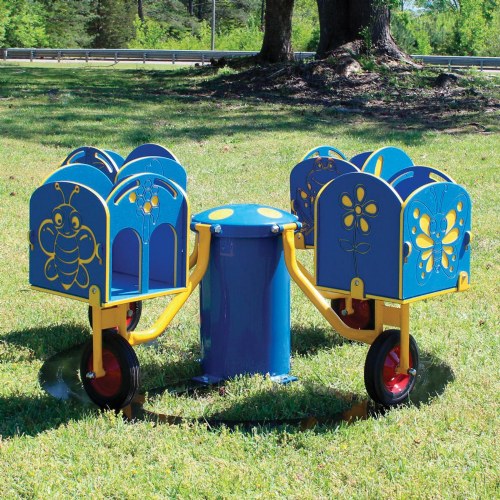 Carringtons Carousel Blue and Yellow