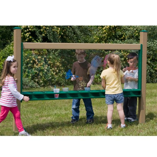 Wide 80" In-Ground Art Easel