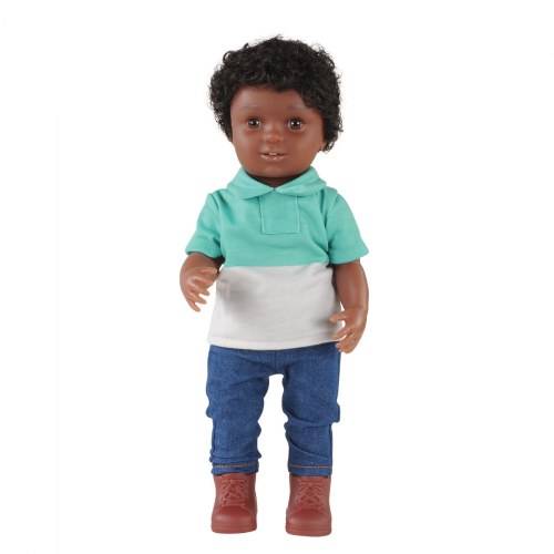 13" Multiethnic Doll - African American Boy
