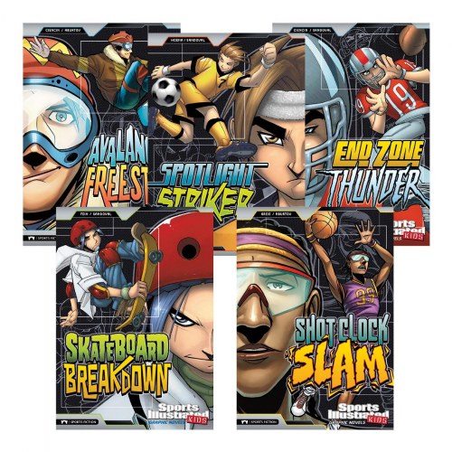 Sports Illustrated Kids: Action Packed Graphic Novels Level K- Set of 5