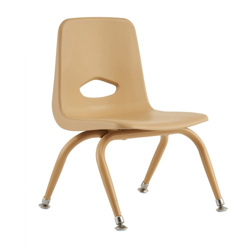 Tapered Leg Stackable Chair - 9.5" Seat Height - Natural