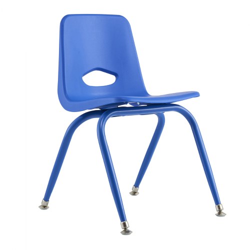 Tapered Leg Stackable Chair - 13.5" Seat Height - Blue