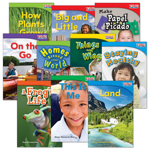 Time for Kids Grade 1 Nonfiction Reader Books Set 1 - Set of 10