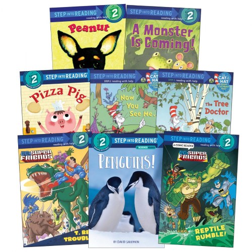 Step Into Reading Books - Level 2 - Set of 8