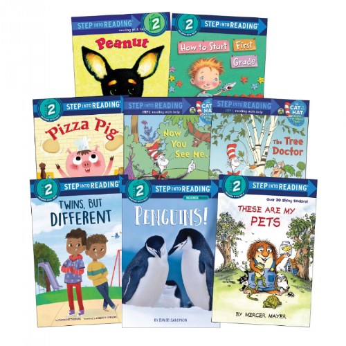 Step Into Reading Books - Level 2 - Set of 8