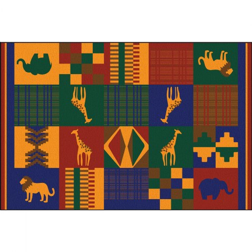 Cultural 4' x 6' Carpet - Africa
