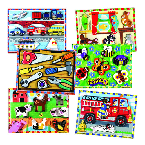 Chunky Raised Puzzles (Set of 6)