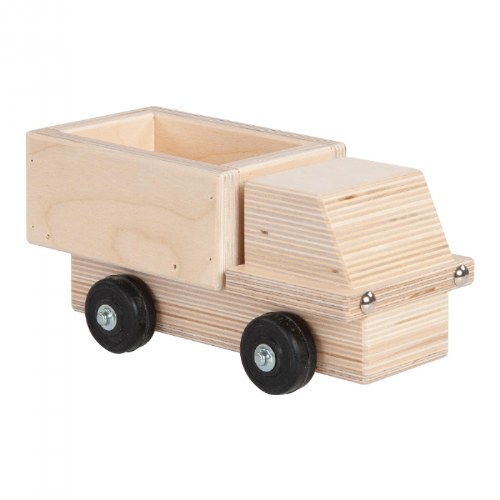 Birch and Maple Wooden Dump Truck