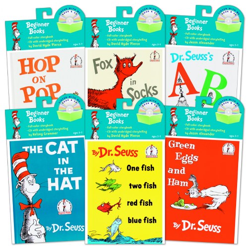 Dr. Seuss Books and Audio CDs - Set of 6
