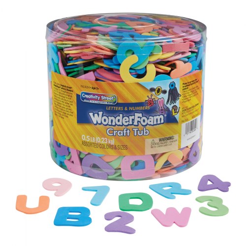 Wonderfoam® Letters & Numbers