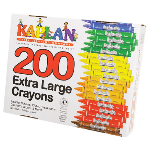 Jumbo Crayons Class Pack (200 Per Box)