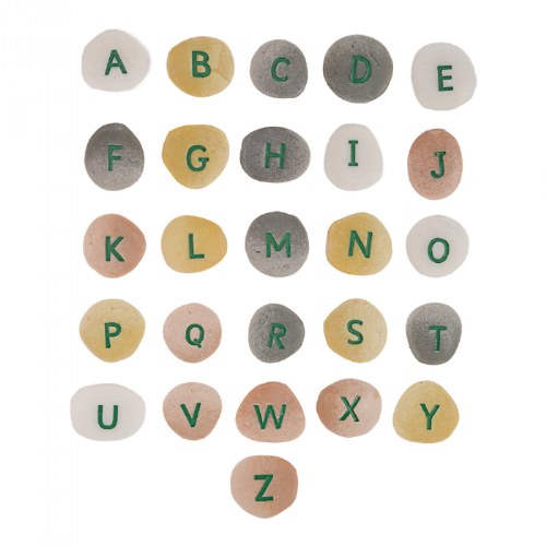 Uppercase Alphabet Pebbles