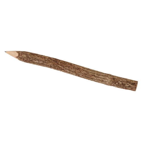 Natural Textured Wooden Twig Pencils Set of 12