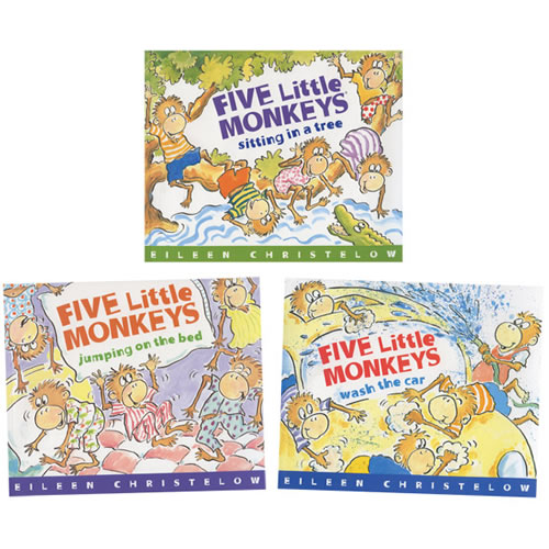 Five Monkeys Book Trio (Paperback)